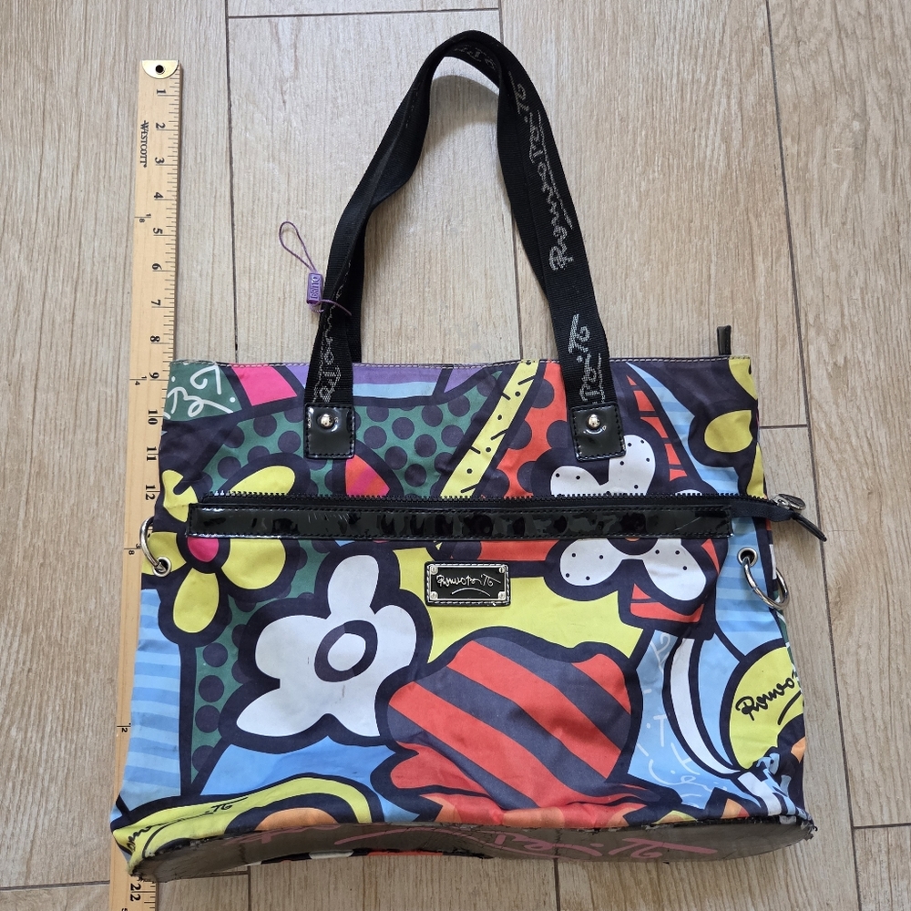 Romero Britto Medium Tote - Picture 9 of 11